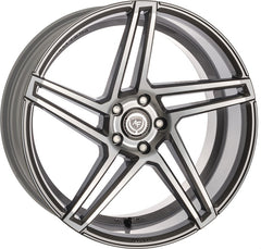 ArtForm AF-601 smoke grey polished Alufelge 8.5x20 Zoll ET45 LK 5x112 ML66.5