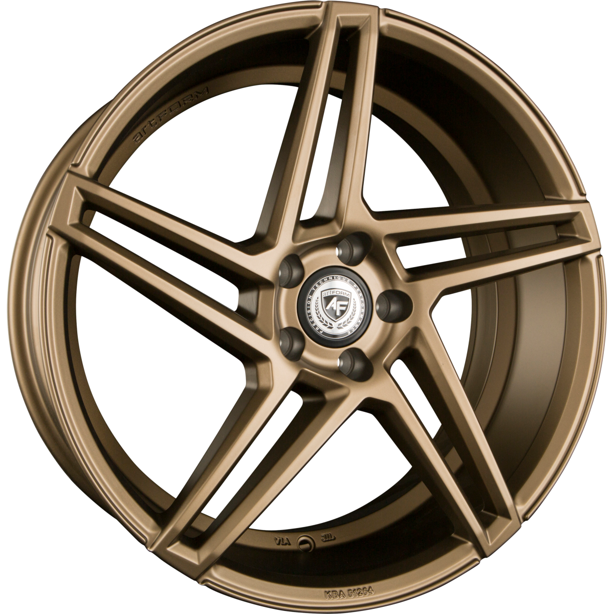 ArtForm AF-601 Royal Bronze Alufelge 9.5x20 Zoll ET30 LK 5x112 ML66.6 – Bild 2