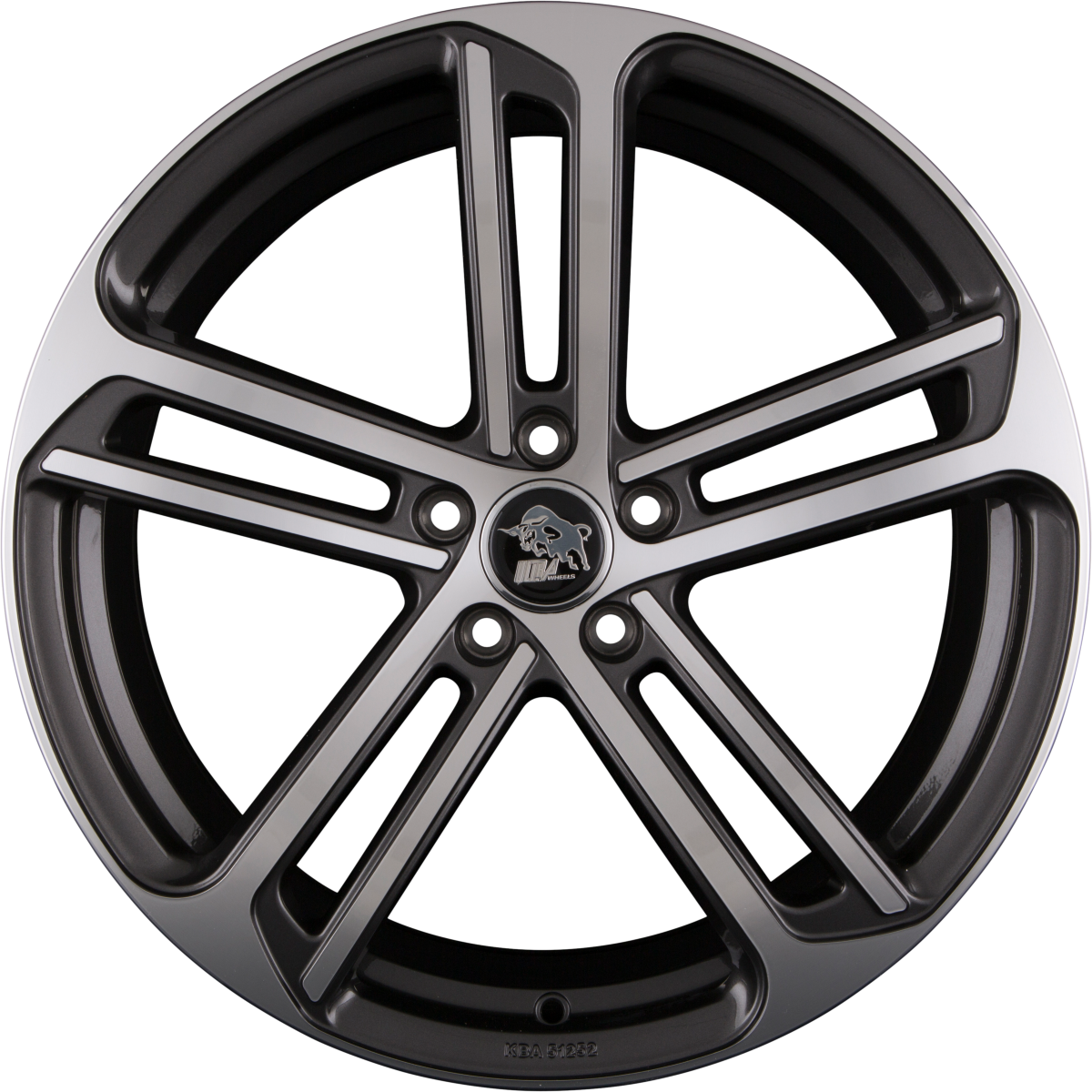 Ultra Wheels UA10-DRIFT Gun Metal Polished Alufelge 8.5x20 Zoll ET48 LK 5x112 ML57.1