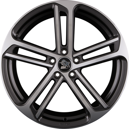 Ultra Wheels UA10-DRIFT Gun Metal Polished Alufelge 8.5x20 Zoll ET48 LK 5x112 ML57.1