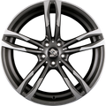 Ultra Wheels UA11-BOOST Gun Metal Polished Alufelge 8x18 Zoll ET45 LK 5x112 ML66.6