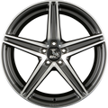 Ultra Wheels UA7 Dark Gunmetal Polished Alufelge 8x18 Zoll ET35 LK 5x112 ML66.6