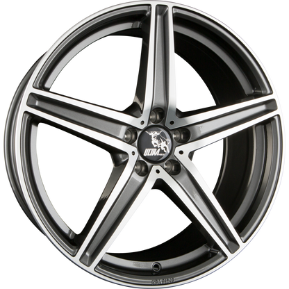 Ultra Wheels UA7 Dark Gunmetal Polished Alufelge 8x18 Zoll ET35 LK 5x112 ML66.6 – Bild 2