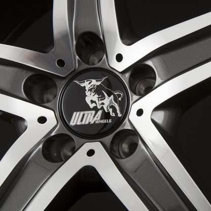 Ultra Wheels UA7 Dark Gunmetal Polished Alufelge 8x18 Zoll ET35 LK 5x112 ML66.6 – Bild 4