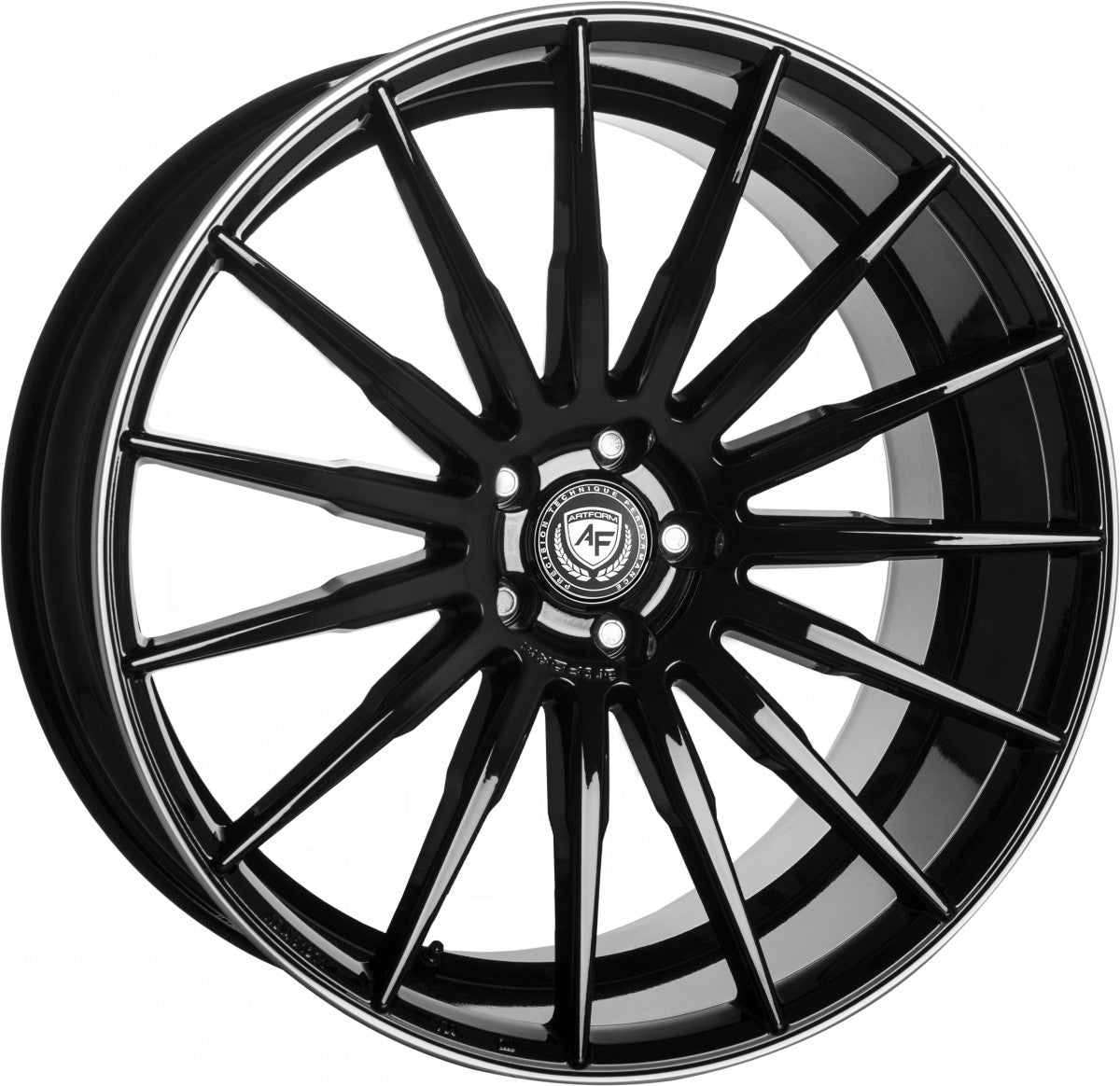 ArtForm AF-401 black rim polished Alufelge