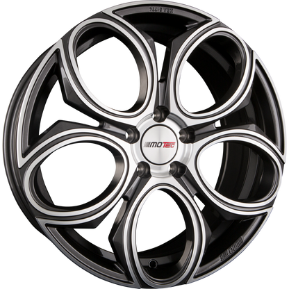 Motec Curve (MCT12) Gunmetal Polished Alufelge 8x19 Zoll ET48 LK 5x112 ML66.6 – Bild 2