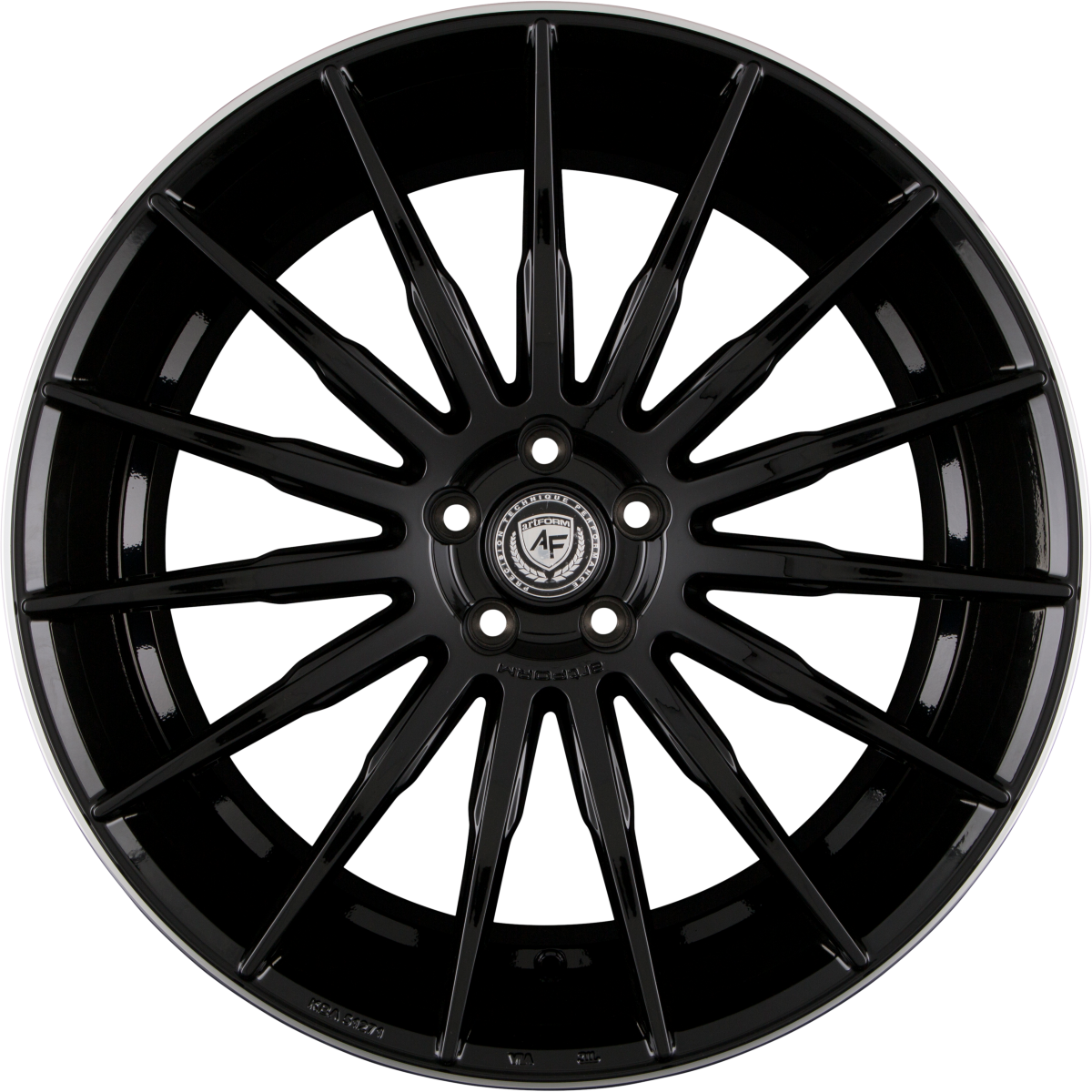 ArtForm AF-401 Black Rim Polished Alufelge 10x22 Zoll ET45 LK 5x112 ML66.6