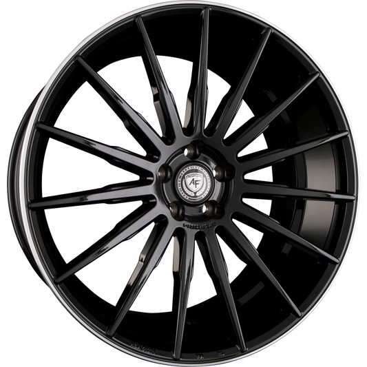 ArtForm AF-401 Black Rim Polished Alufelge 10x22 Zoll ET45 LK 5x112 ML66.6 – Bild 2