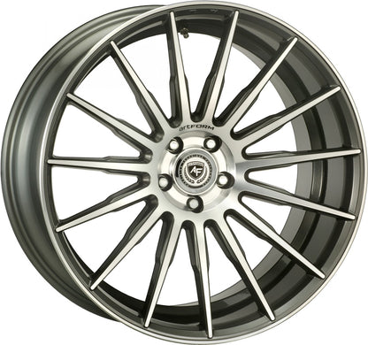 ArtForm AF-401 gunmetal polished Alufelge 10x22 Zoll ET55 LK 5x130 ML71.6