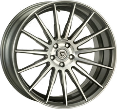 ArtForm AF-401 gunmetal polished Alufelge 11.5x22 Zoll ET55 LK 5x130 ML71.6