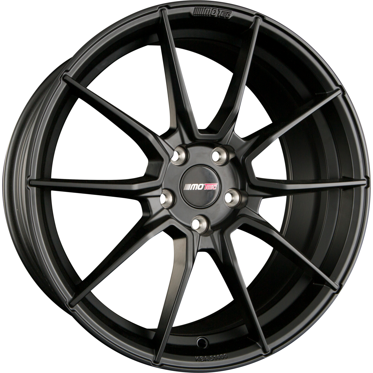Motec Ultralight (MCR2) Schwarz Matt Alufelge 10x20 Zoll ET50 LK 5x112 ML66.6 – Bild 2