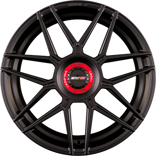 Motec GT.One (MCT14) Schwarz Matt Alufelge 8.5x20 Zoll ET35 LK 5x120 ML72.6