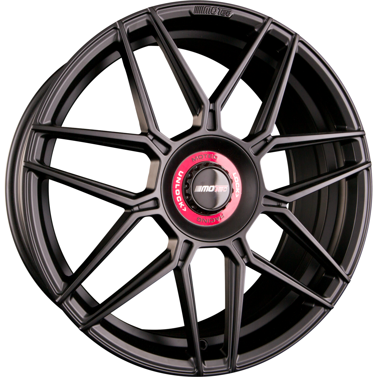 Motec GT.One (MCT14) Schwarz Matt Alufelge 9.5x20 Zoll ET35 LK 5x112 ML66.6 – Bild 2