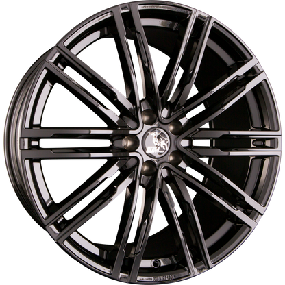 Ultra Wheels UA12-TURBO Black Painted Alufelge 10.5x21 Zoll ET67 LK 5x130 ML71.6 – Bild 2