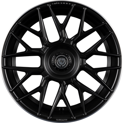 ArtForm AF-801 Flat Black Rim Polished Alufelge 9.5x20 Zoll ET35 LK 5x112 ML66.6
