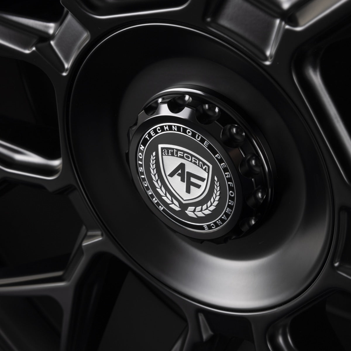 ArtForm AF-801 Flat Black Rim Polished Alufelge 9.5x20 Zoll ET35 LK 5x112 ML66.6 – Bild 3