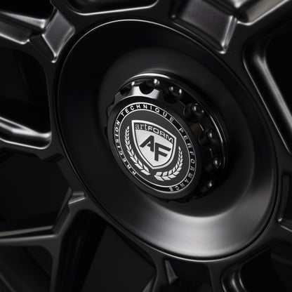 ArtForm AF-801 Flat Black Rim Polished Alufelge 9.5x20 Zoll ET35 LK 5x112 ML66.6 – Bild 3