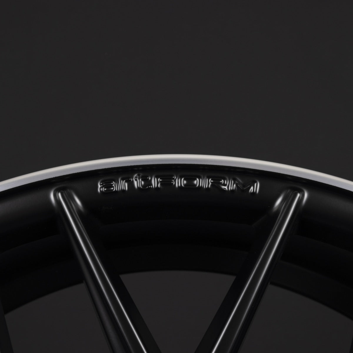 ArtForm AF-801 Flat Black Rim Polished Alufelge 9.5x20 Zoll ET45 LK 5x112 ML66.6 – Bild 4