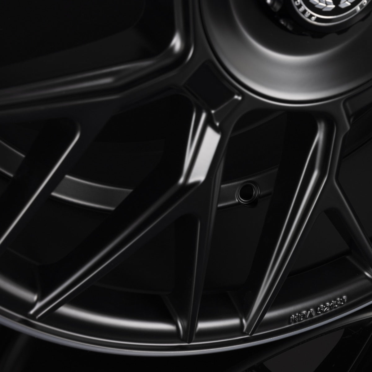 ArtForm AF-801 Flat Black Rim Polished Alufelge 9.5x20 Zoll ET45 LK 5x112 ML66.6 – Bild 5