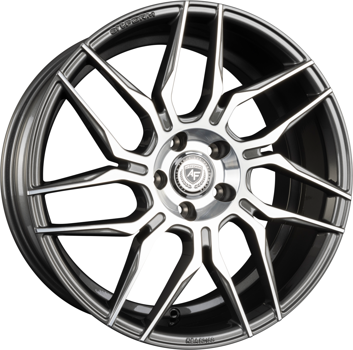 ArtForm AF-802 Gunmetal Polished Alufelge 9x21 Zoll ET35 LK 5x112 ML66.6 – Bild 2