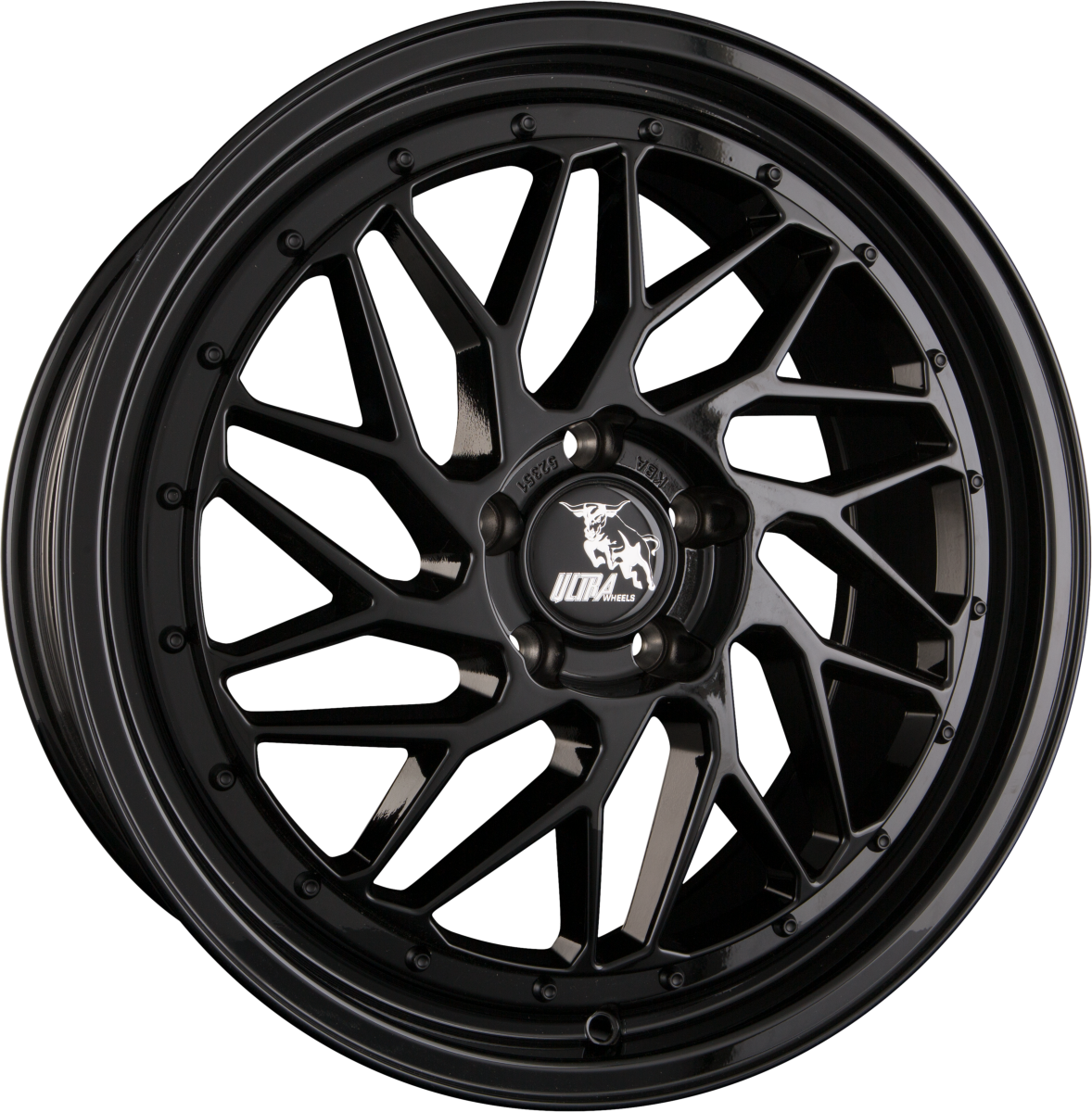 Ultra Wheels UA14-SPIN Schwarz Alufelge 8.5x19 Zoll ET40 LK 5x114.3 ML72.6 – Bild 2