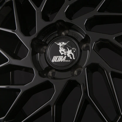 Ultra Wheels UA14-SPIN Schwarz Alufelge 8.5x19 Zoll ET40 LK 5x114.3 ML72.6 – Bild 3
