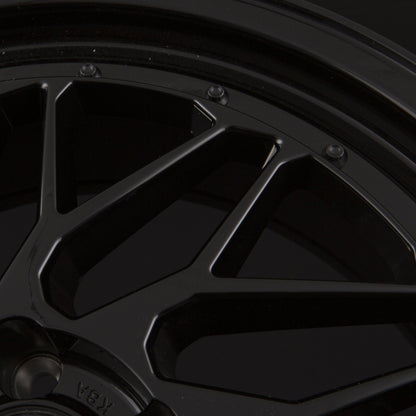 Ultra Wheels UA14-SPIN Schwarz Alufelge 8.5x19 Zoll ET40 LK 5x114.3 ML72.6 – Bild 4