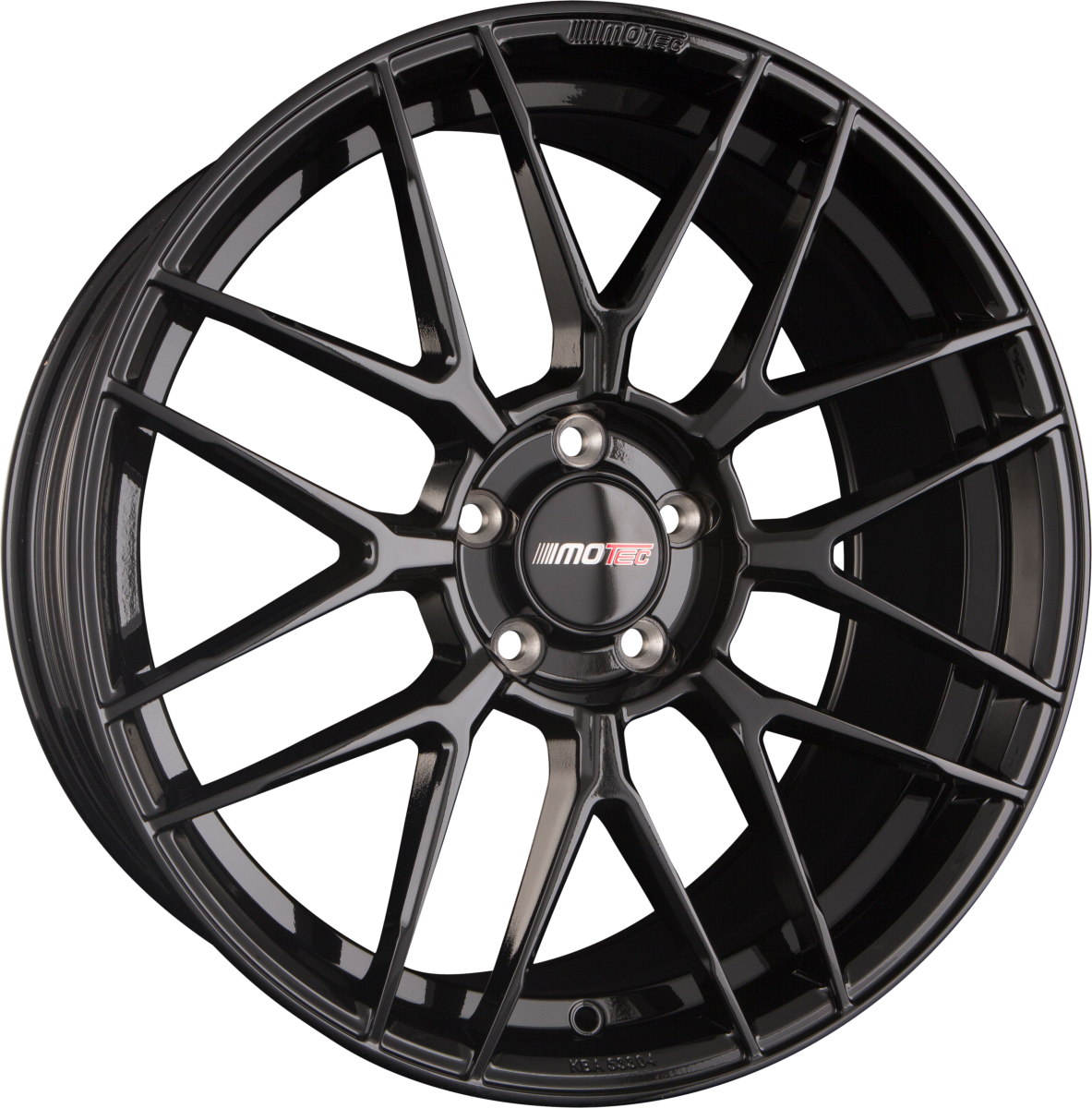 Motec Hyper Mesh (MCR3) Black Alufelge 8x18 Zoll ET45 LK 5x112 ML66.6 – Bild 2