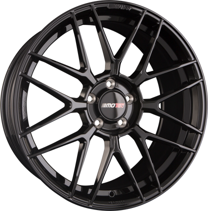 Motec Hyper Mesh (MCR3) Black Alufelge 8x18 Zoll ET45 LK 5x112 ML66.6 – Bild 2