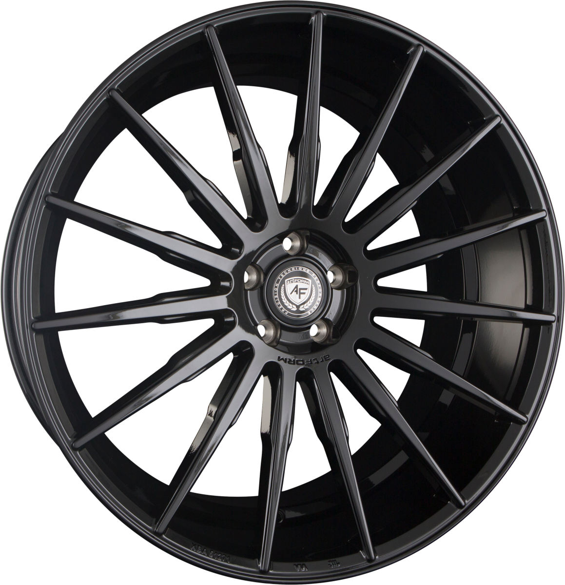ArtForm AF-401 Black Painted Alufelge 11x23 Zoll ET43 LK 5x112 ML66.6 – Bild 2