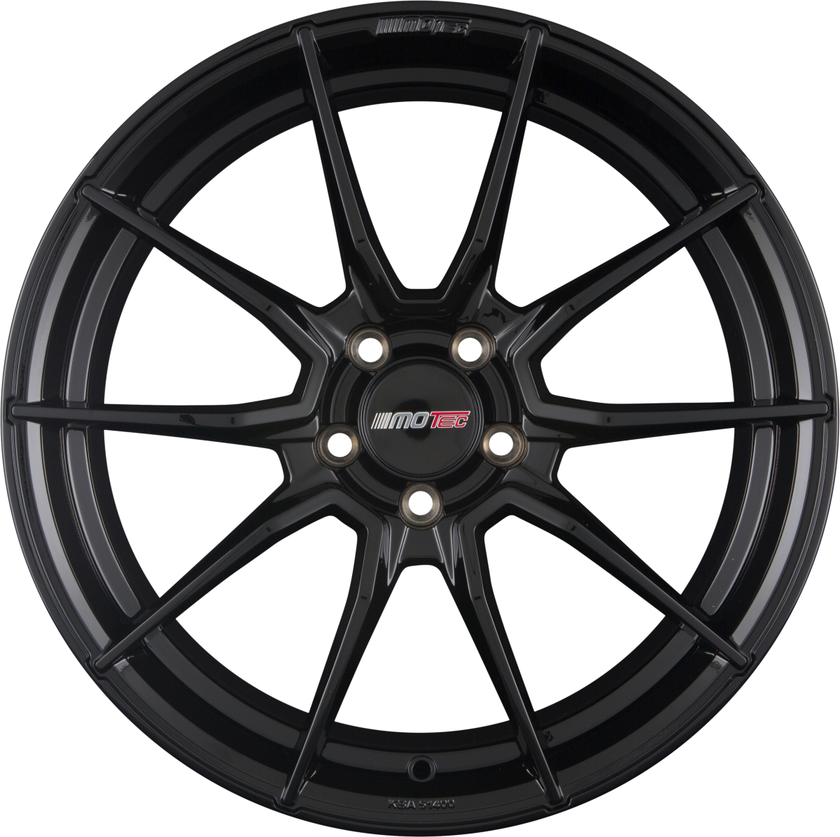Motec Ultralight (MCR2) Schwarz Glanz Alufelge 8x20 Zoll ET45 LK 5x112 ML66.6