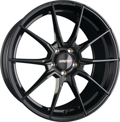 Motec Ultralight (MCR2) Schwarz Glanz Alufelge 8x20 Zoll ET45 LK 5x112 ML66.6 – Bild 2