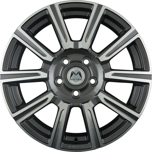 Motec WM1-VANTASTIC Grau Poliert Alufelge 7.5x18 Zoll ET58 LK 5x118 ML71.1
