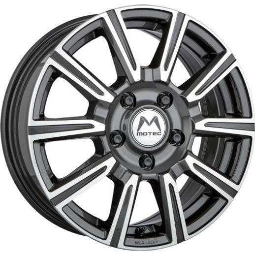 Motec WM1-VANTASTIC Grau Poliert Alufelge 7.5x18 Zoll ET58 LK 5x118 ML71.1