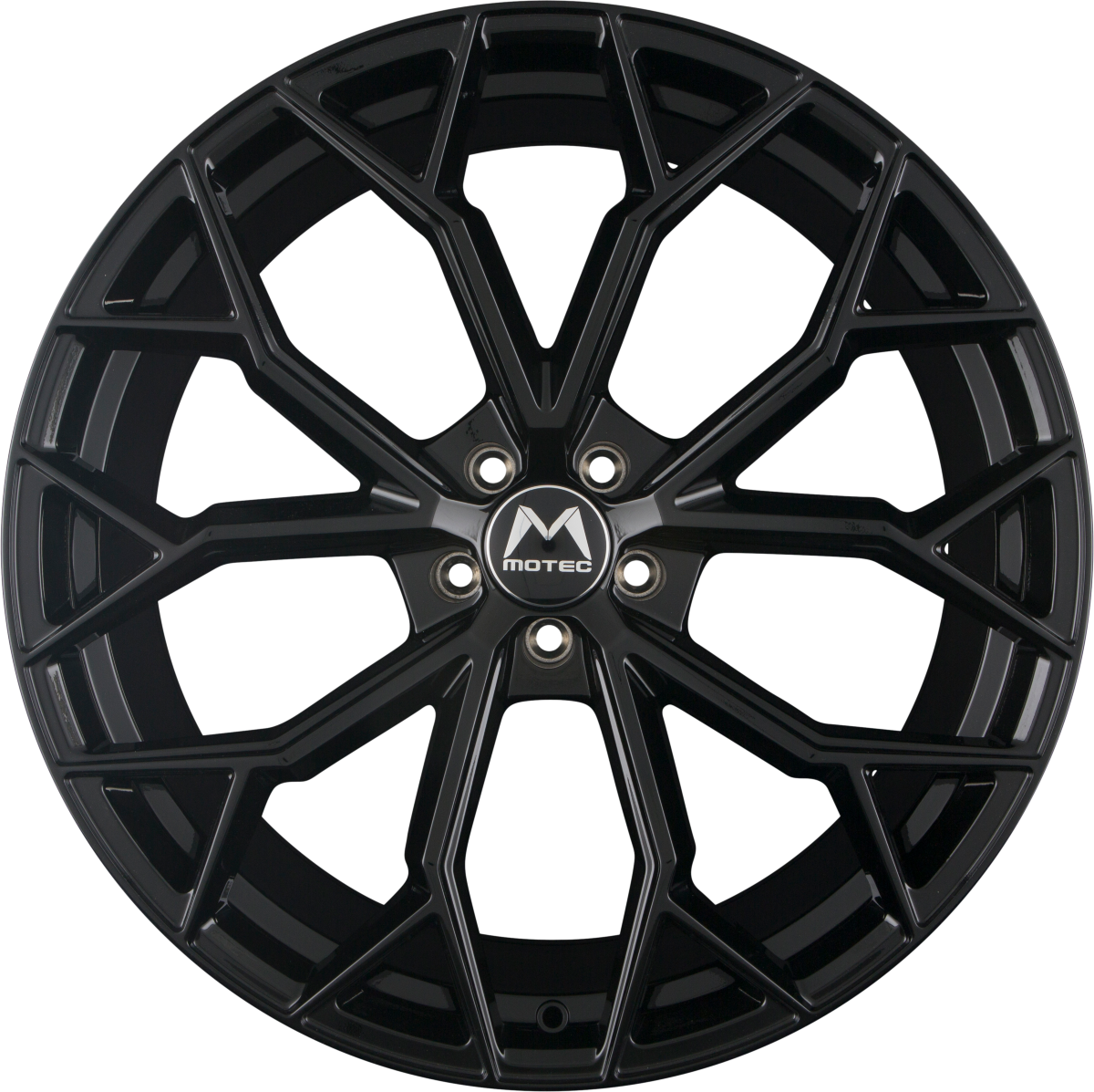 Motec Bull (MCT17) Schwarz Lackiert Alufelge 8.5x19 Zoll ET40 LK 5x114.3 ML72.6