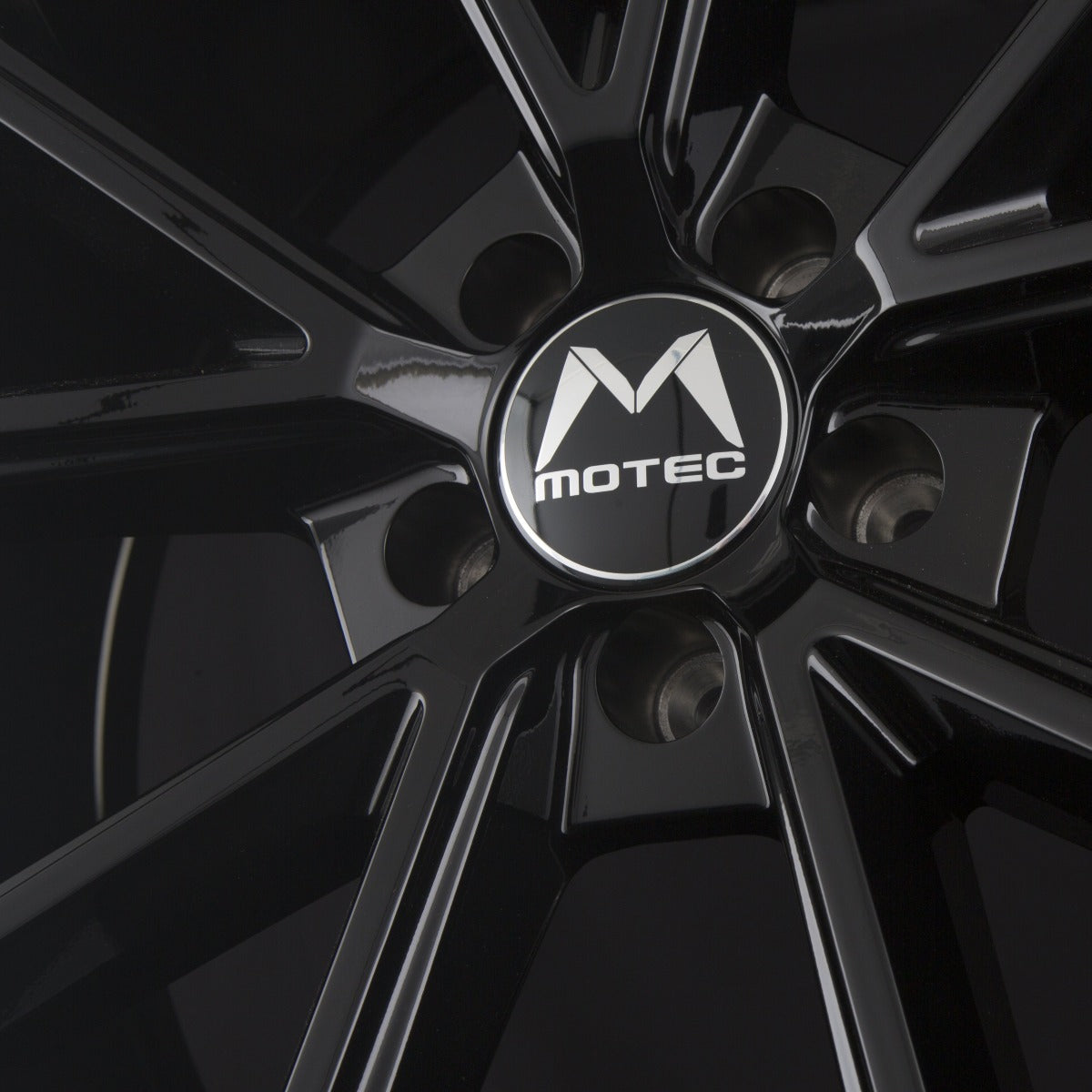 Motec Bull (MCT17) Schwarz Lackiert Alufelge 8.5x19 Zoll ET40 LK 5x114.3 ML72.6 – Bild 4