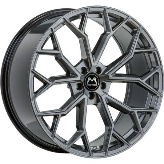 Motec Bull hyper black Alufelge 11.5x22 Zoll ET20 LK 5x112 ML66.5