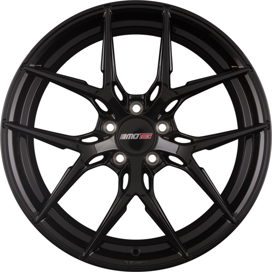 Motec Ultimate (MCR4) Black Painted - Schwarz Glänzend Alufelge 9.5x20 Zoll ET37 LK 5x114.3 ML72.6