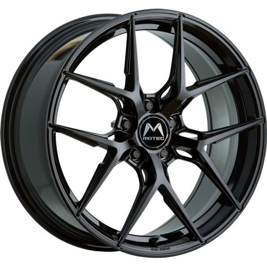 Motec Ultimate flat black Alufelge 9.5x20 Zoll ET37 LK 5x114.3 ML72.6