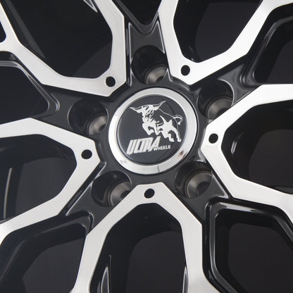 Ultra Wheels UA1E Black Polished Alufelge 8x18 Zoll ET45 LK 5x112 ML66.6 – Bild 4