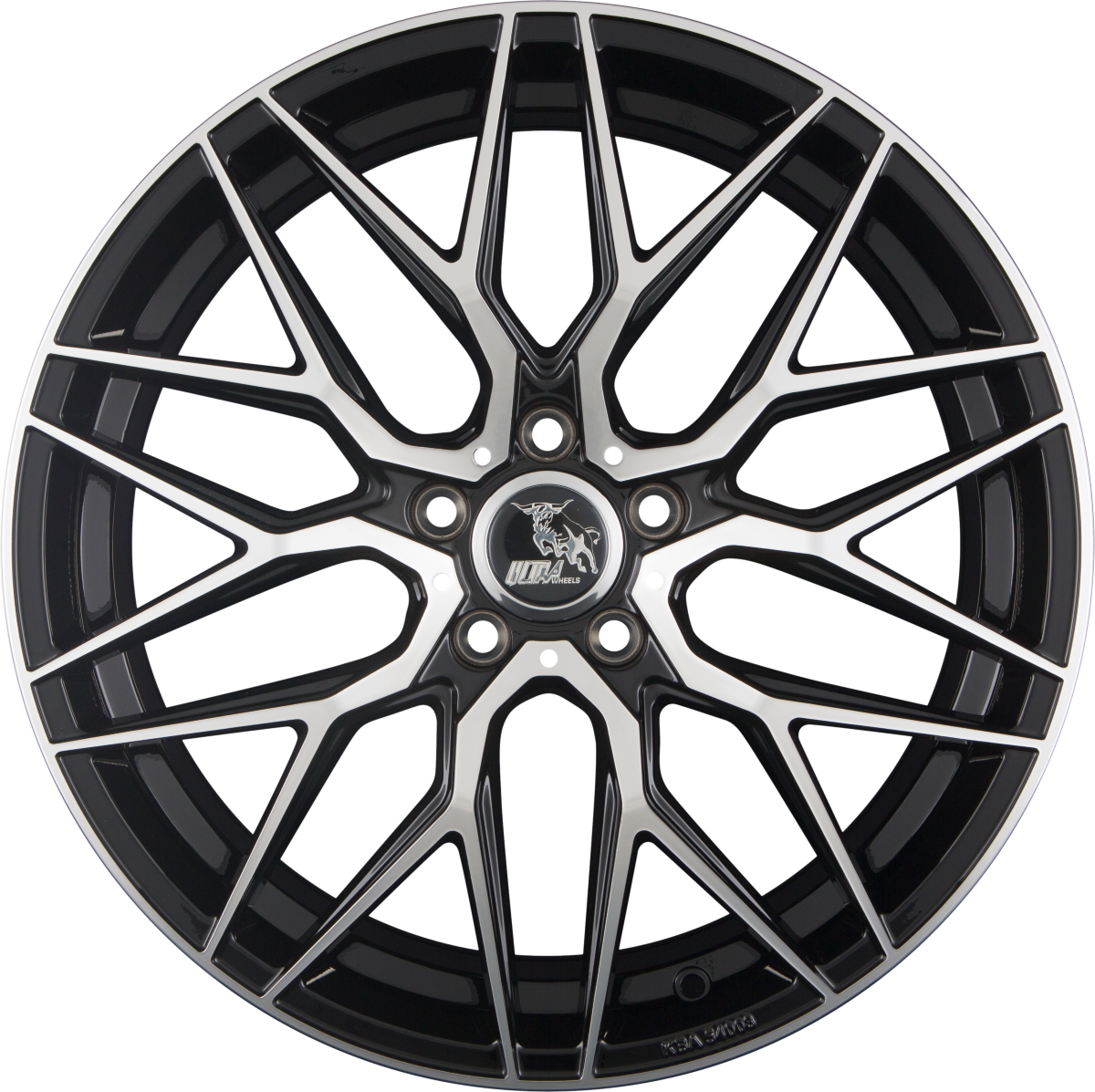 Ultra Wheels UA1E Black Polished Alufelge 8x19 Zoll ET30 LK 5x112 ML66.6