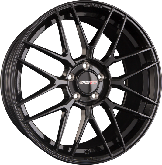 Motec Hyper Mesh (MCR3) Black Alufelge 9.5x19 Zoll ET30 LK 5x120 ML72.6 – Bild 2