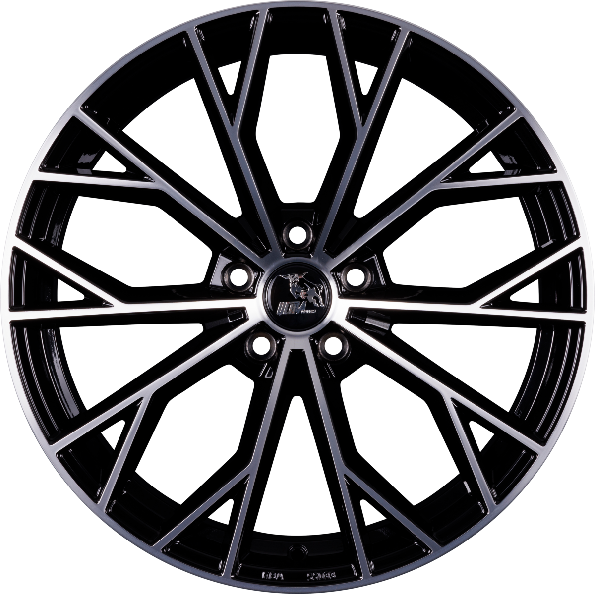 Ultra Wheels UA23 RS Evo Black Polished Alufelge 8x18 Zoll ET35 LK 5x112 ML66.6