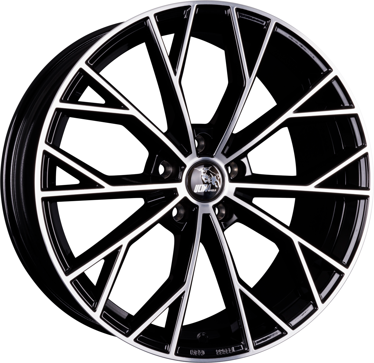 Ultra Wheels UA23 RS Evo Black Polished Alufelge 8x18 Zoll ET35 LK 5x112 ML66.6 – Bild 2