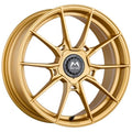 Motec Ultralight EVO matt light gold Alufelge 8x19 Zoll ET48 LK 5x114.3 ML72.6