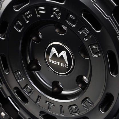 Motec R-Cross (MOF1) Matt Schwarz Ring Matt Schwarz Alufelge 8x17 Zoll ET45 LK 5x112 ML66.6 – Bild 3