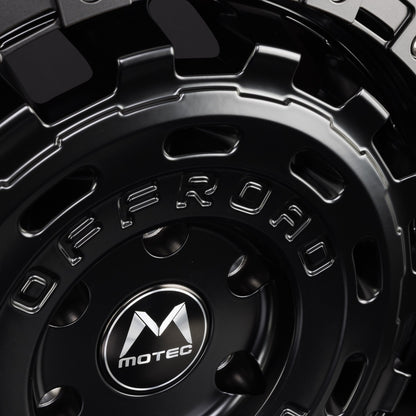 Motec R-Cross (MOF1) Matt Schwarz Ring Matt Schwarz Alufelge 8x17 Zoll ET45 LK 5x112 ML66.6 – Bild 4