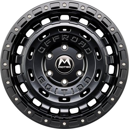 Motec R-Cross (MOF1) Matt Schwarz Ring Matt Schwarz Alufelge 8x18 Zoll ET45 LK 5x112 ML66.6