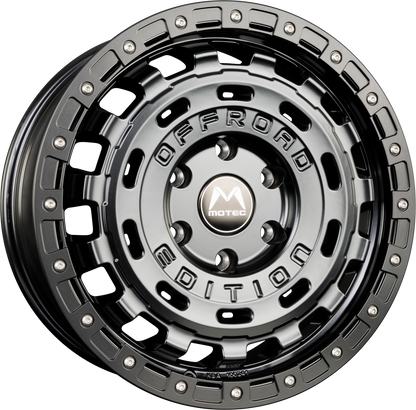 Motec R-Cross (MOF1) Matt Schwarz Ring Matt Schwarz Alufelge 8x18 Zoll ET45 LK 5x112 ML66.6 – Bild 2