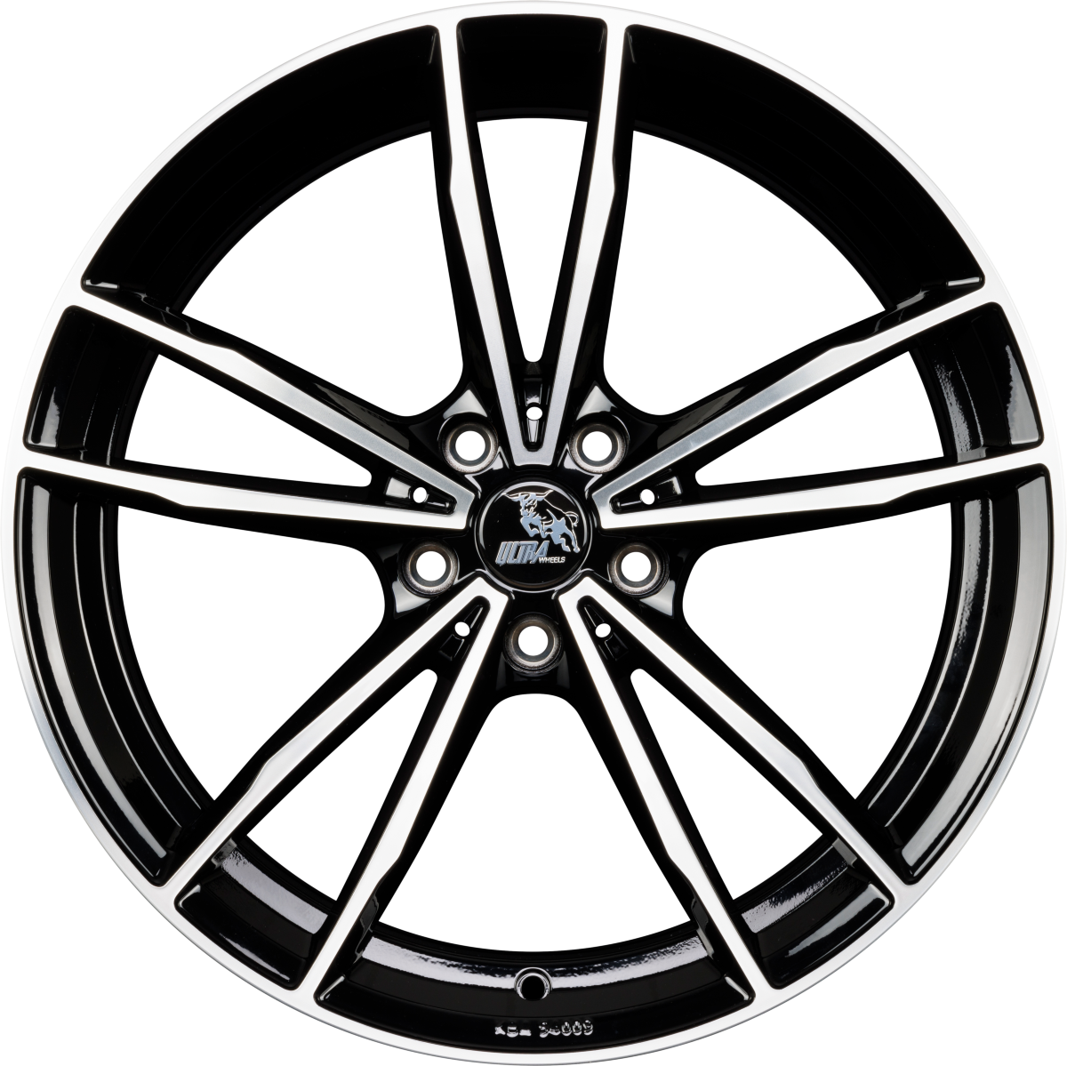 Ultra Wheels UA24 Black Polished Alufelge 8x19 Zoll ET35 LK 5x120 ML72.6